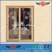JK-AW9123 lowes puerta corredera puerta / balcón puerta aluminio precios